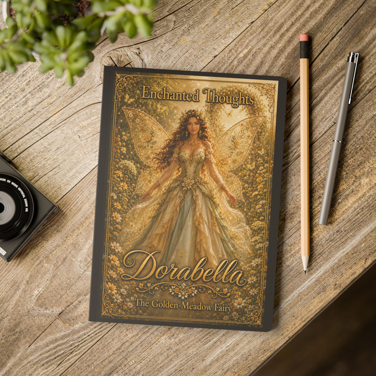 Enchanted Thoughts Bellafiora Fairy Journal | Softcover Notebook