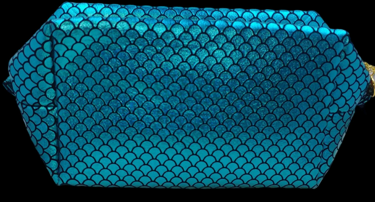 Turquoise Mermaid Make-Up Bag