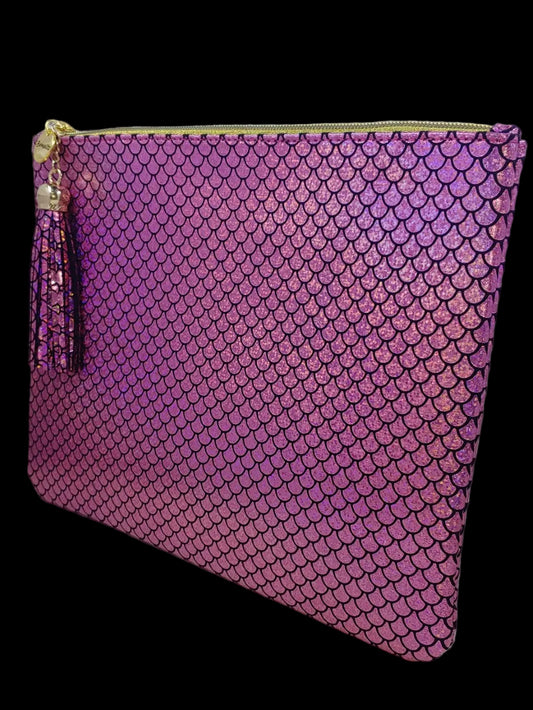 Pink Mermaid Large Pouch